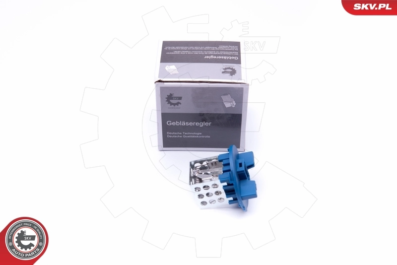 Resistor, interior blower